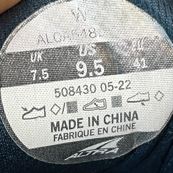 Altra Lone Peak 6 Trail Running Shoes Navy Slate Blue Womens 9.5 UK 7.5 EU‎ 41 - Picture 11 of 11